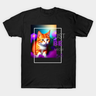 Cute funny cat graphic design artwork T-Shirt